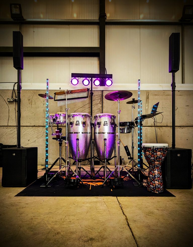 King Konga Solo DJ & Percussion set up 2